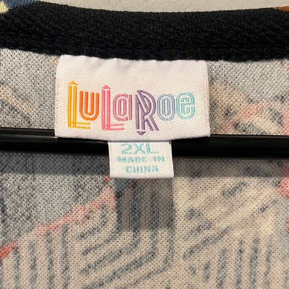 LuLaRoe Geometric Multicolor Patterned Nicole Dress NWT - Picture 11 of 13